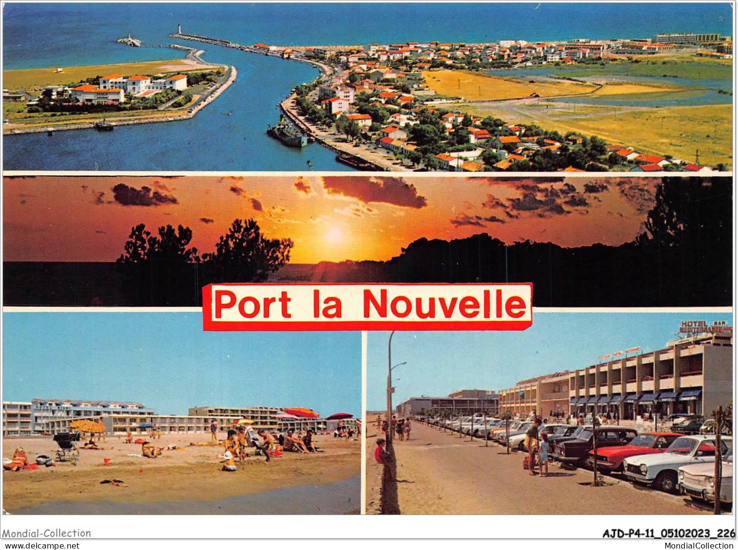 AJDP4-11-0473 - PORT LA NOUVELLE - Vue Aérienne  - Port La Nouvelle