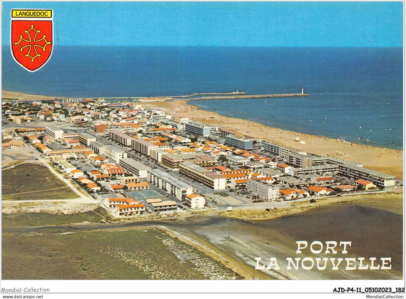 AJDP4-11-0451 - PORT LA NOUVELLE - Vue Aérienne  - Port La Nouvelle