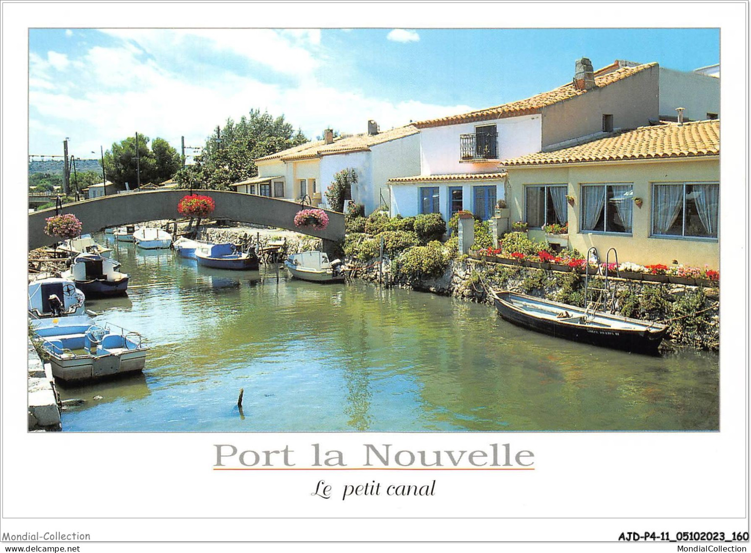 AJDP4-11-0440 - PORT LA NOUVELLE - Le Petit Canal  - Port La Nouvelle