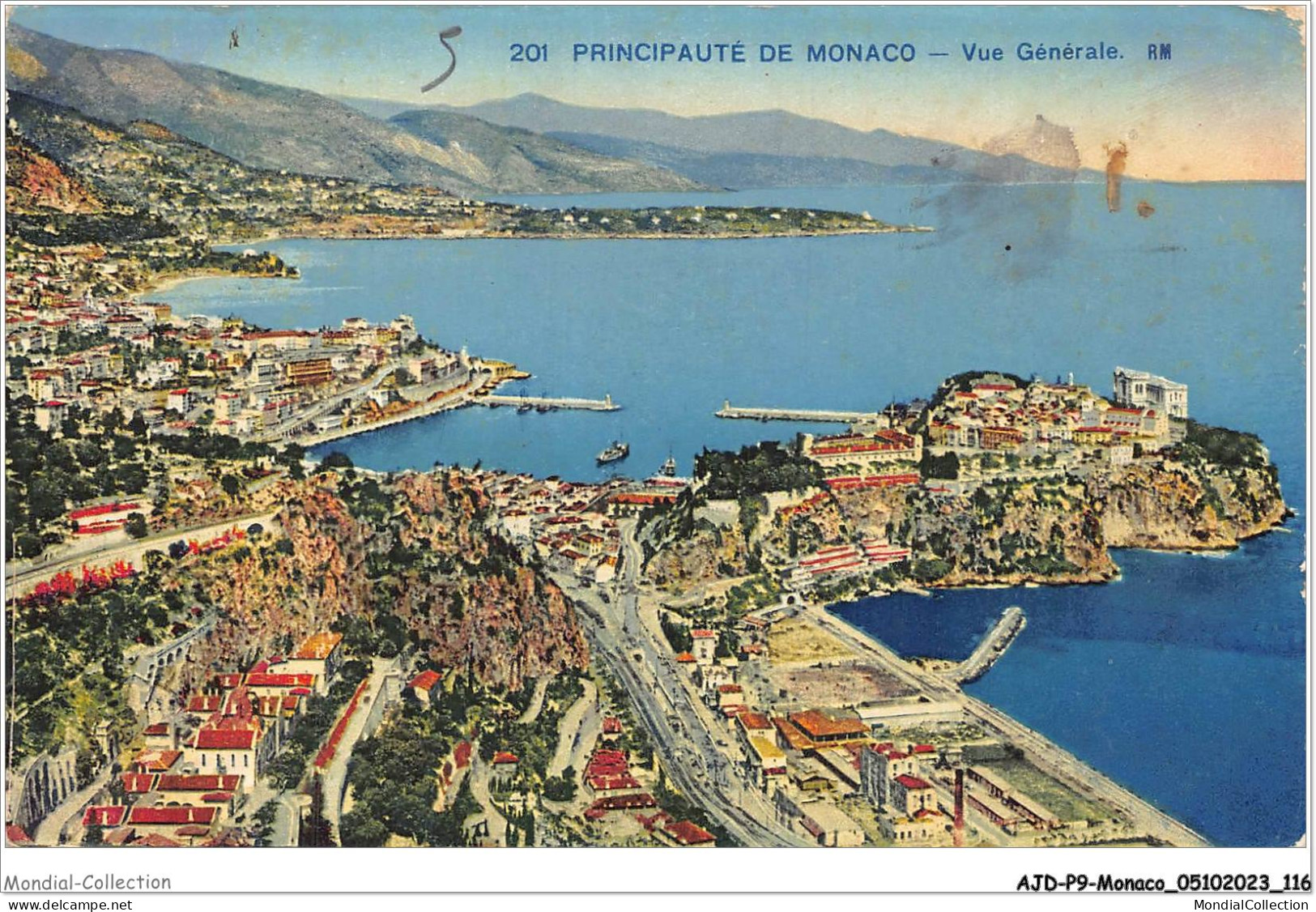 AJDP9-MONACO-0957 - Principauté De MONACO - Vue Générale  - Multi-vues, Vues Panoramiques