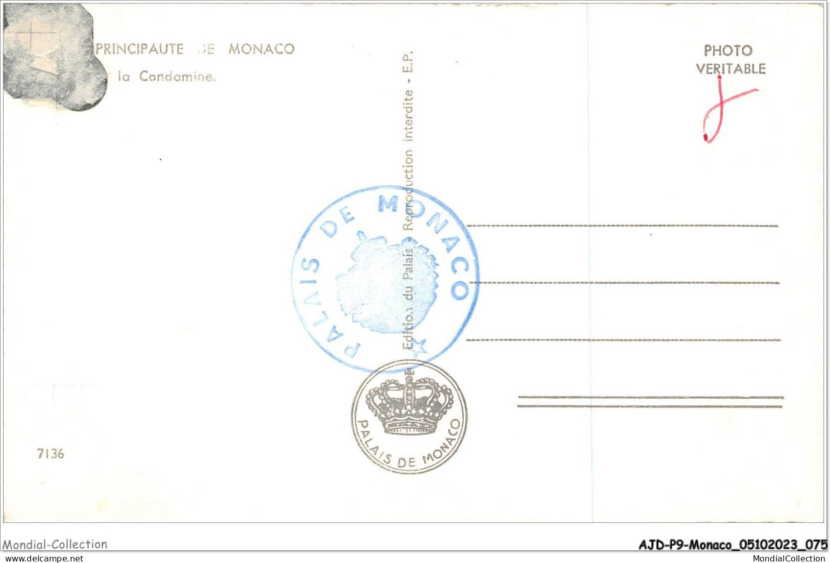 AJDP9-MONACO-0936 - Principauté De MONACO - La Codamine  - La Condamine