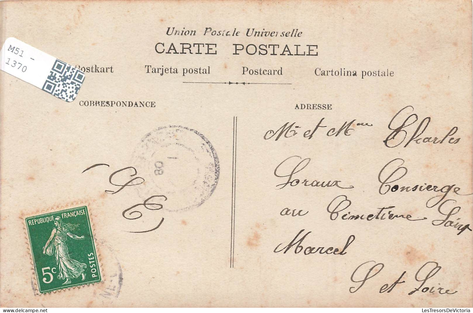 FETES ET VOEUX - 1er Avril - Une Femme Vendant Du Poisson - Colorisé - Carte Postale Ancienne - April Fool's Day