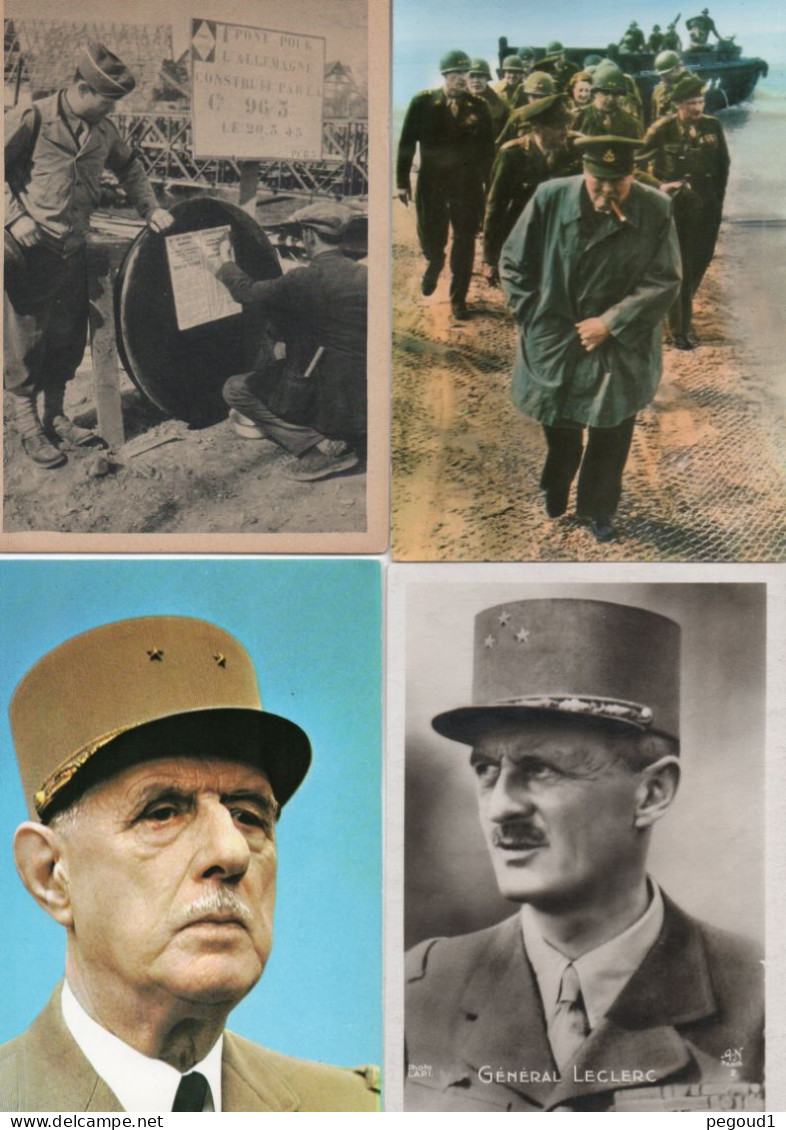 MILITARIA. LOT 100 CARTES ou PHOTOS. PORT COMPRIS   achat immédiat