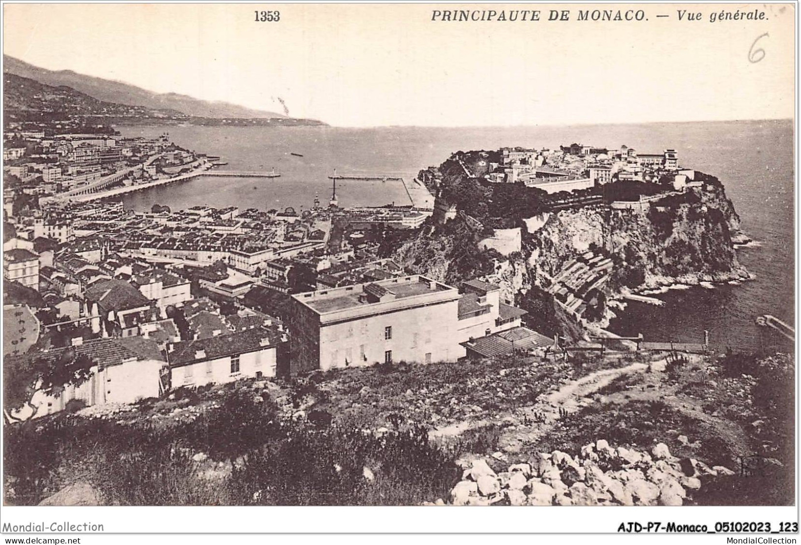 AJDP7-MONACO-0755 - Principaute De MONACO - Vue Générale  - Multi-vues, Vues Panoramiques