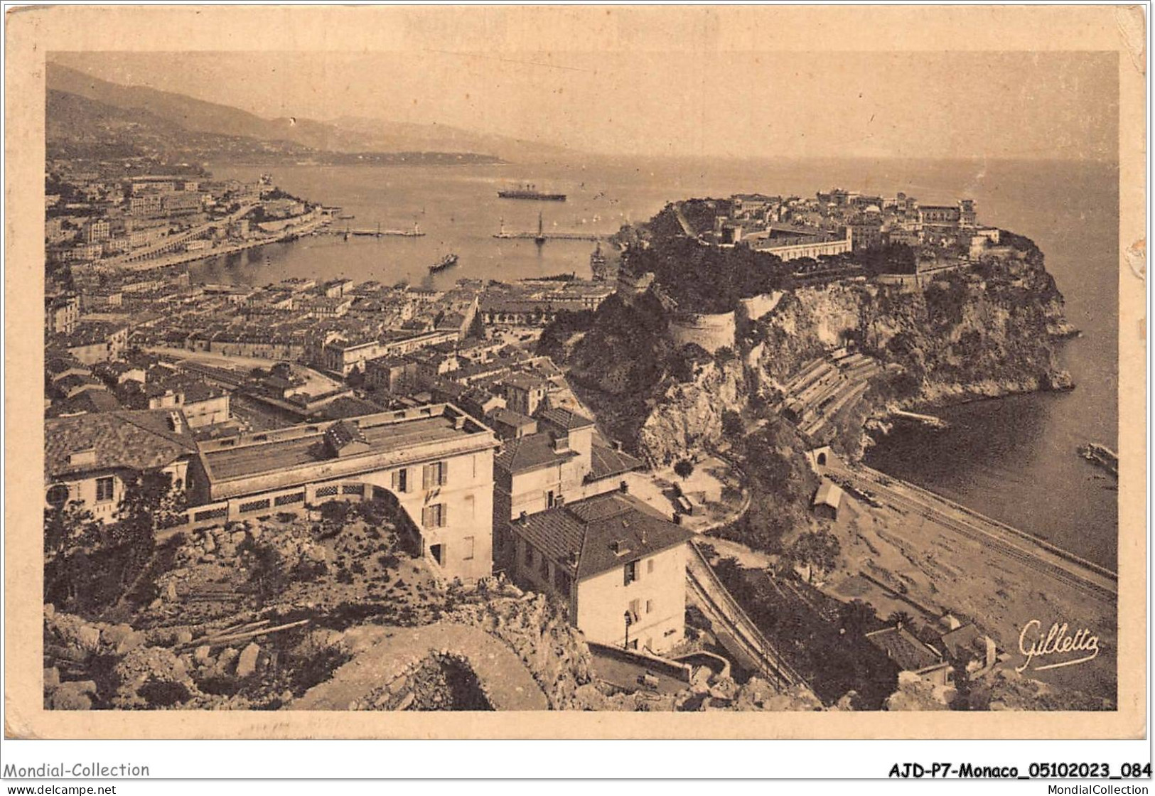 AJDP7-MONACO-0736 - MONACO - Vue Générale De La Principauté  - Multi-vues, Vues Panoramiques