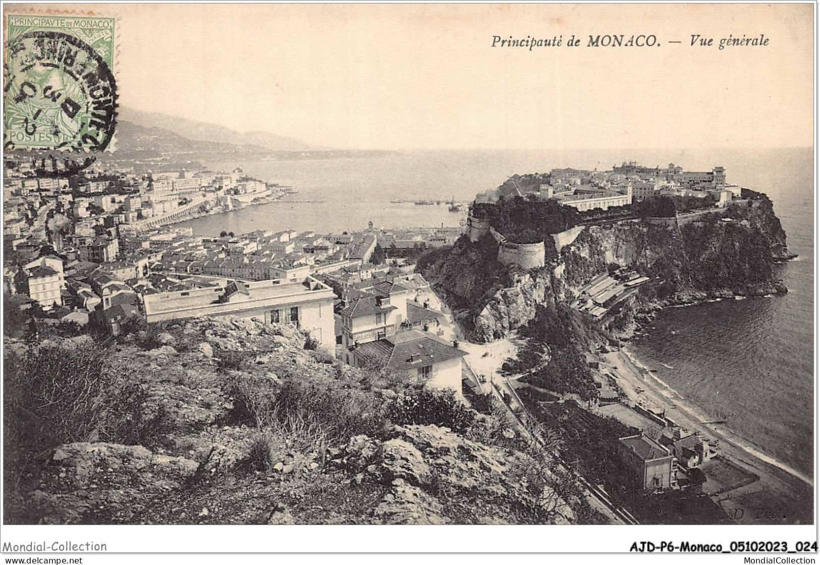 AJDP6-MONACO-0604 - Principauté De MONACO - Vue Générale  - Multi-vues, Vues Panoramiques