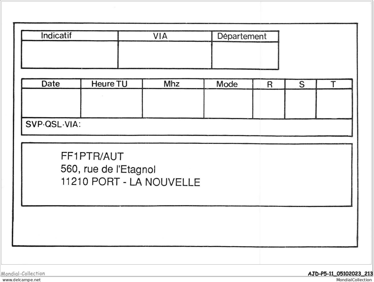 AJDP5-11-0581 - PORT LA NOUVELLE - Rue De L'etagnol  - Port La Nouvelle
