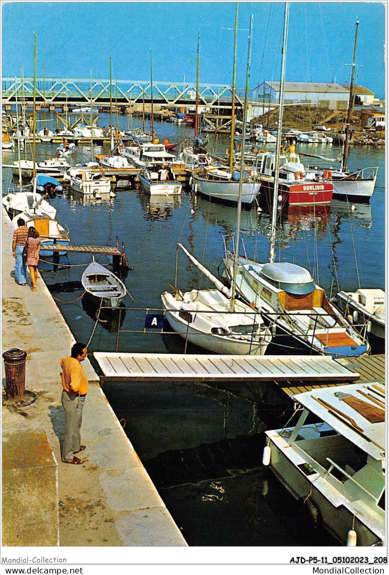 AJDP5-11-0579 - PORT LA NOUVELLE - Les Quais Du Port De Plaisance  - Port La Nouvelle