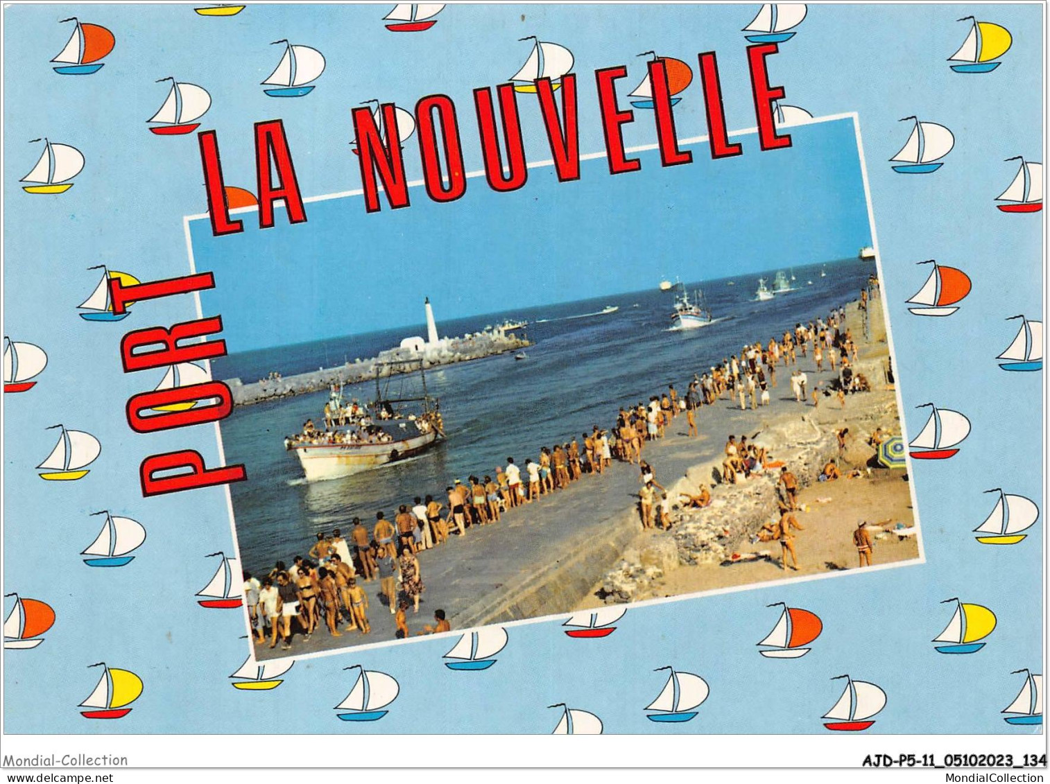 AJDP5-11-0542 - PORT LA NOUVELLE - La Jetée  - Port La Nouvelle
