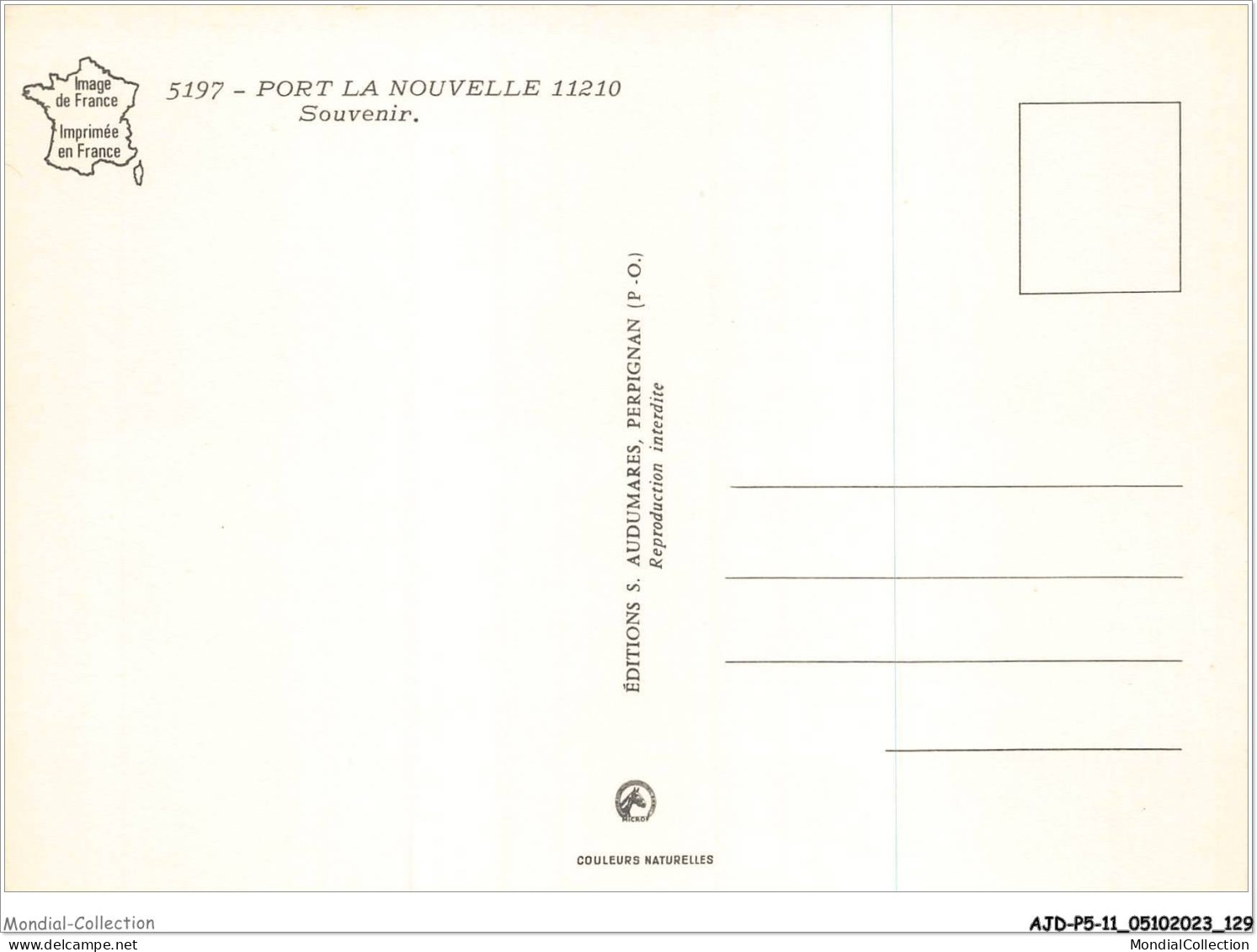 AJDP5-11-0539 - PORT LA NOUVELLE - Souvenir  - Port La Nouvelle