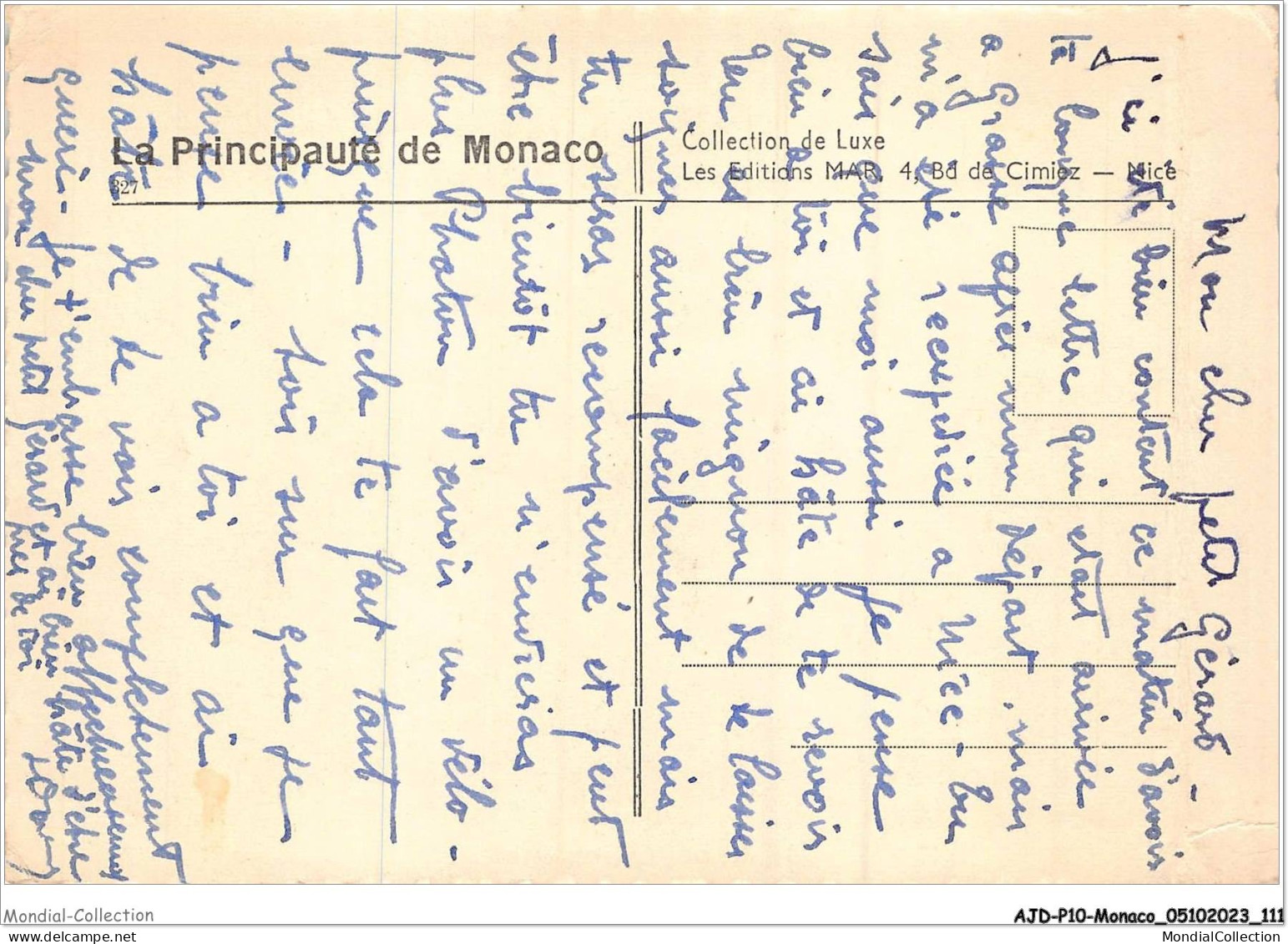AJDP10-MONACO-1040 - MONACO - Le Rocher  - Mehransichten, Panoramakarten