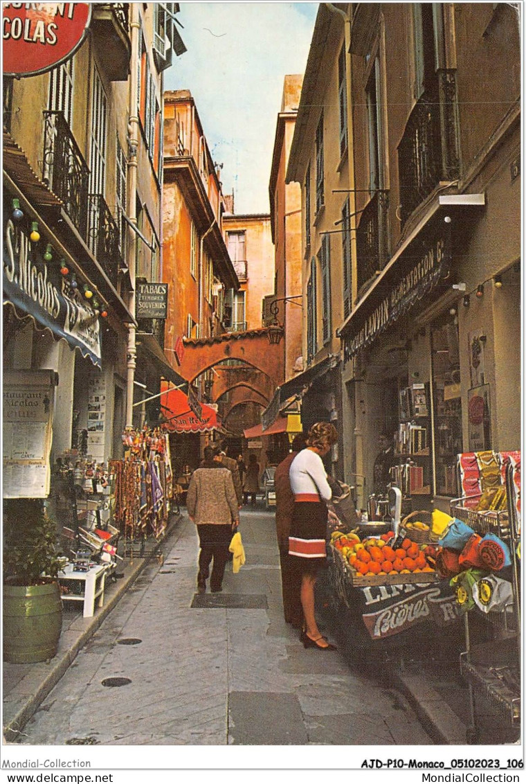 AJDP10-MONACO-1038 - MONACO - Rue De L'église  - Terrassen