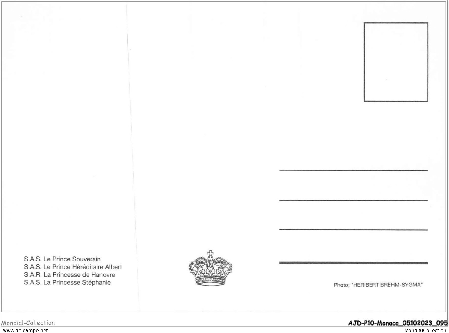 AJDP10-MONACO-1032 - S-A-S Le Prince Souverain  - Palacio Del Príncipe