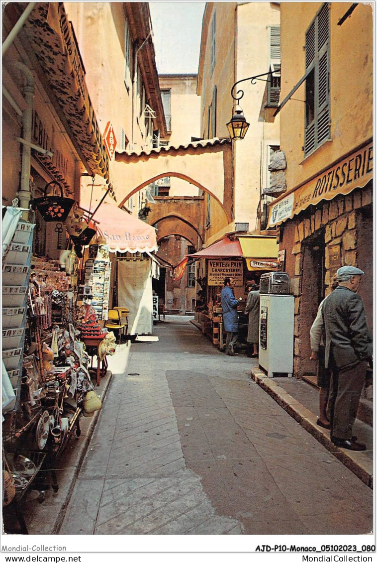 AJDP10-MONACO-1025 - MONACO - Ruelle Caracteristique De Monaco Ville  - Terraces