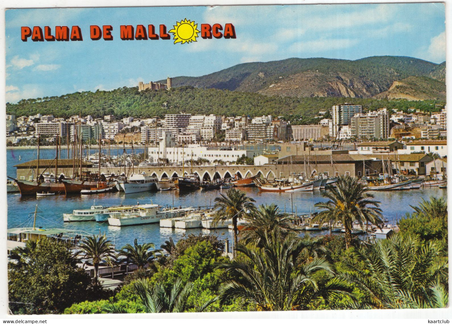 Palma De Mallorca - Vista Parcial De La Bahia - (Baleares, Espana/Spain) - Yachts/Boats - Palma De Mallorca
