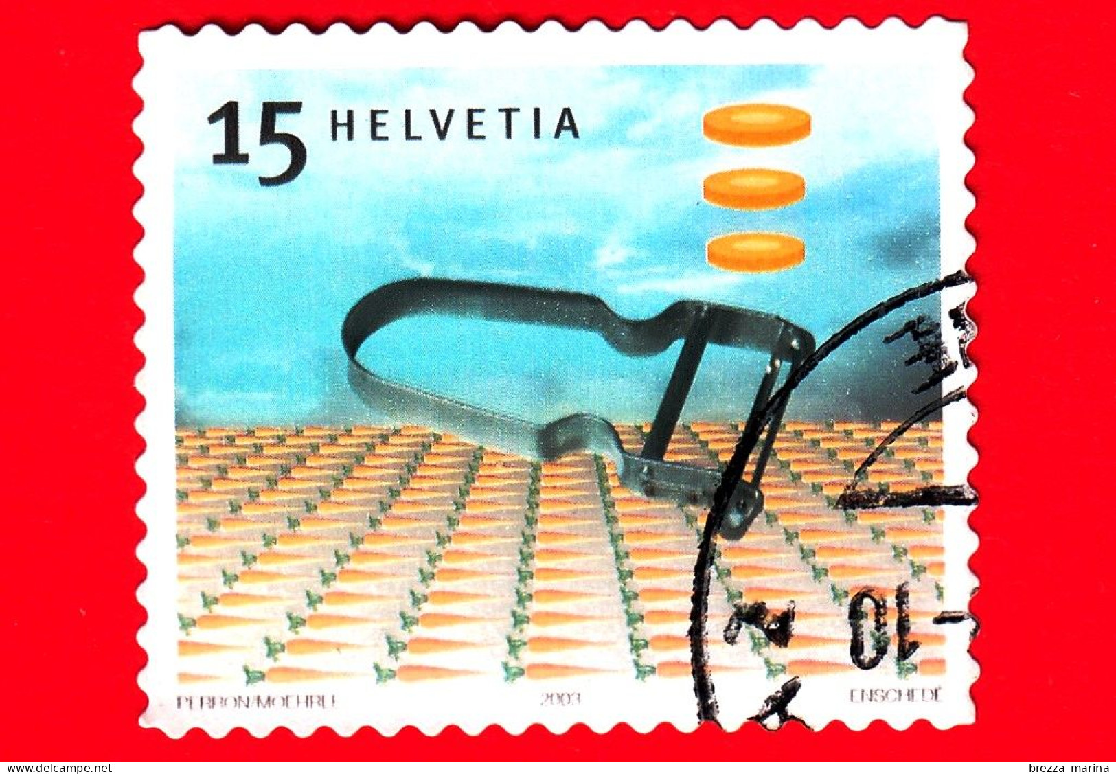 SVIZZERA - Usato - 2003 - Design Svizzero - Pelapatate "Rex" (1947) Invenzione Di Alfred Neweczera - 15 - Used Stamps