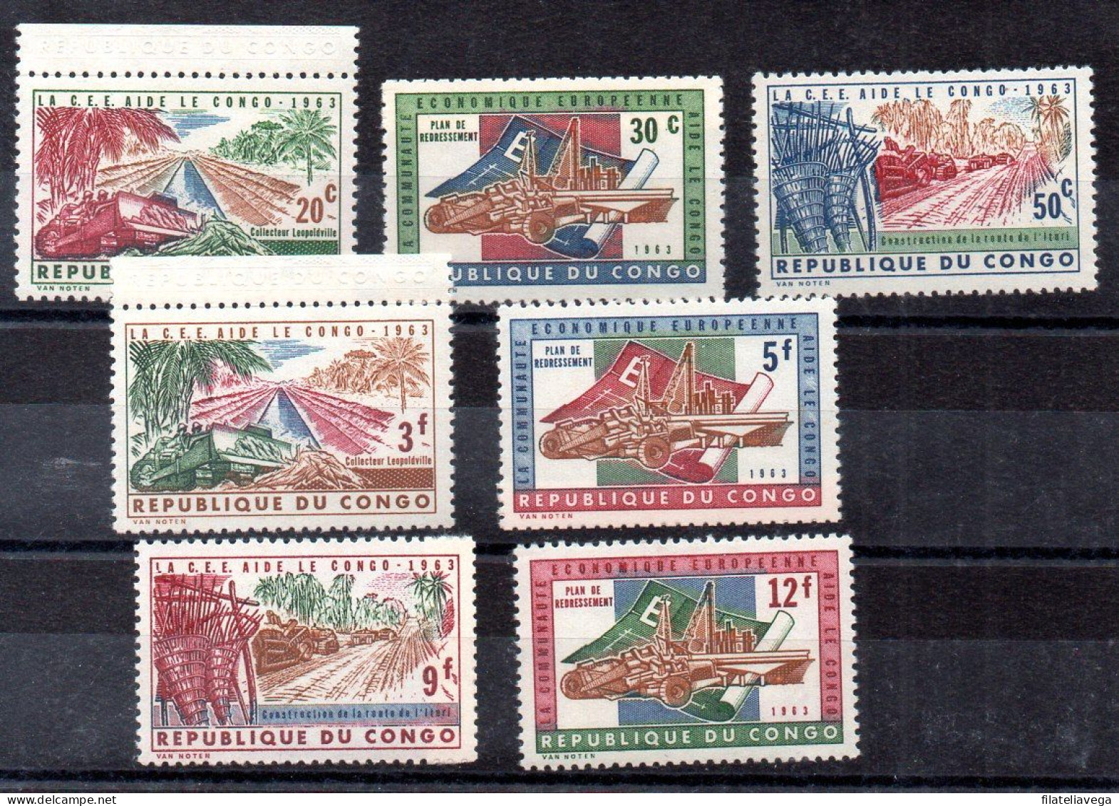 República Del Congo Nº Yvert 507/13 ** - Nuevos