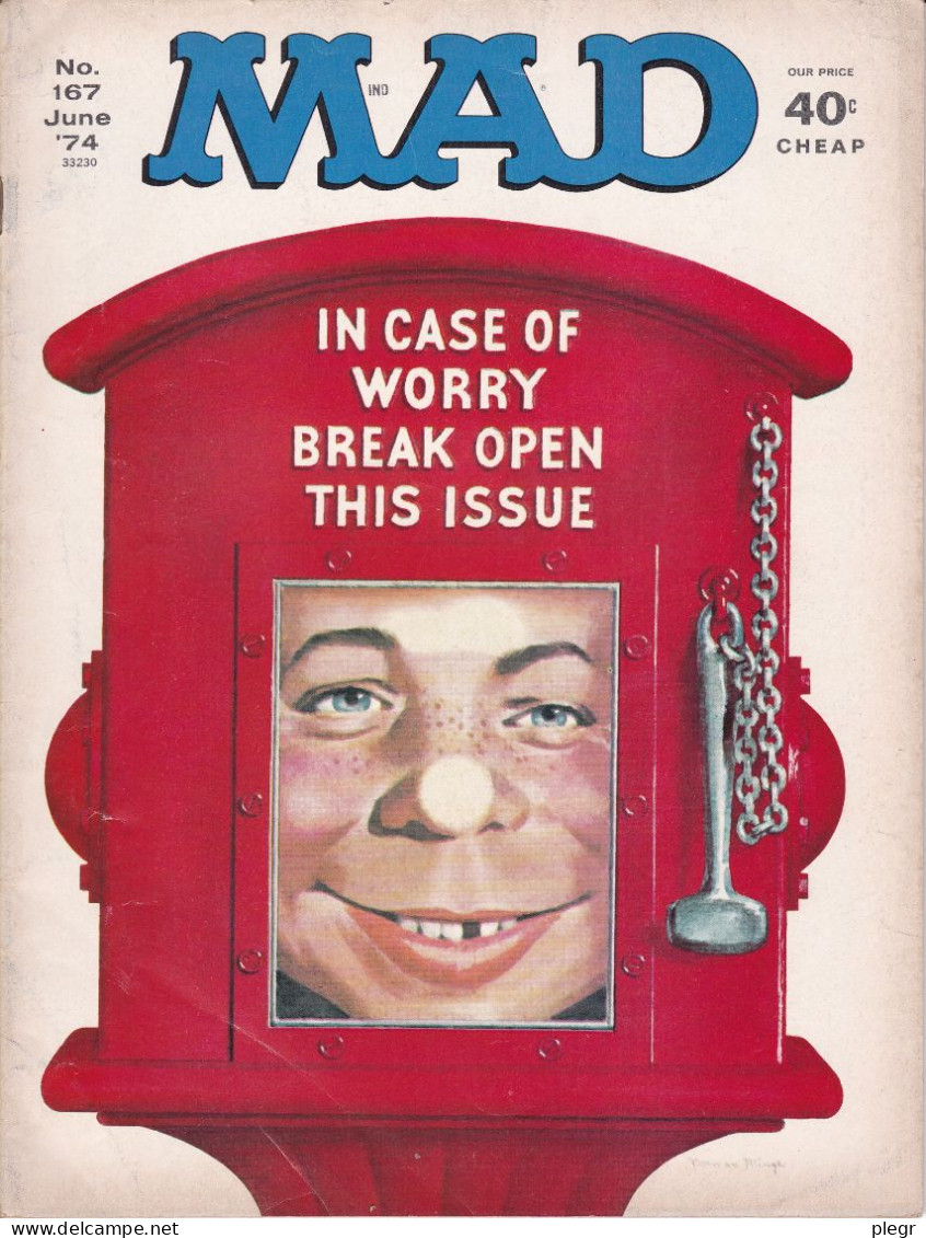 MAD - Version US - N°167 (06/1974) - Other Publishers
