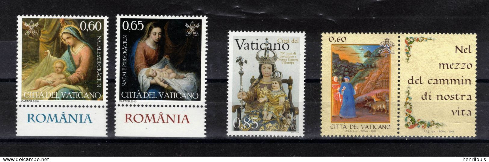 VATICAN Timbres Neufs ** De 2009-2010  ( Ref 1087 B ) NOEL - Ongebruikt