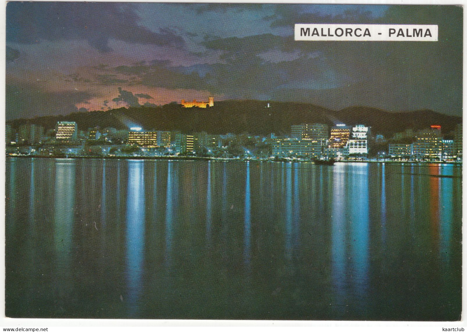 1010  Mallorca (Palma)  - Vista Nocturna - (Baleares, Espana/Spain) - Palma De Mallorca