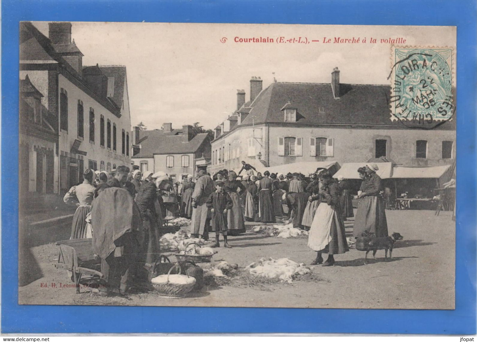 28 EURE ET LOIR - COURTALAIN Le Marché à La Volaille - Courtalain