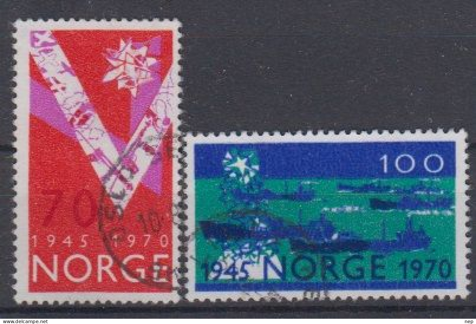 NOORWEGEN - Michel - 1970 - Nr 606/07 - Gest/Obl/Us - Gebruikt