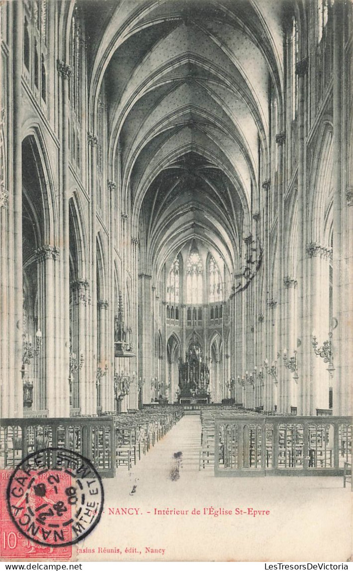 FRANCE - Nancy - Intérieur De L'Eglise St Epvre - Carte Postale Ancienne - Nancy