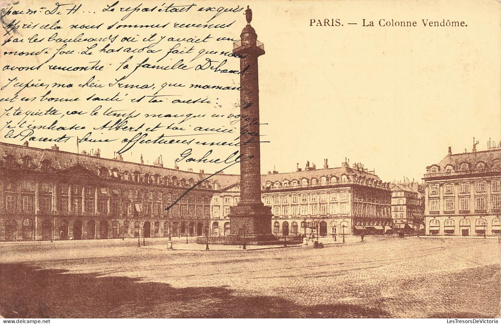 FRANCE - Paris - Vue Sur La Colonne Vendôme - Vue Générale - Carte Postale Ancienne - Sonstige Sehenswürdigkeiten