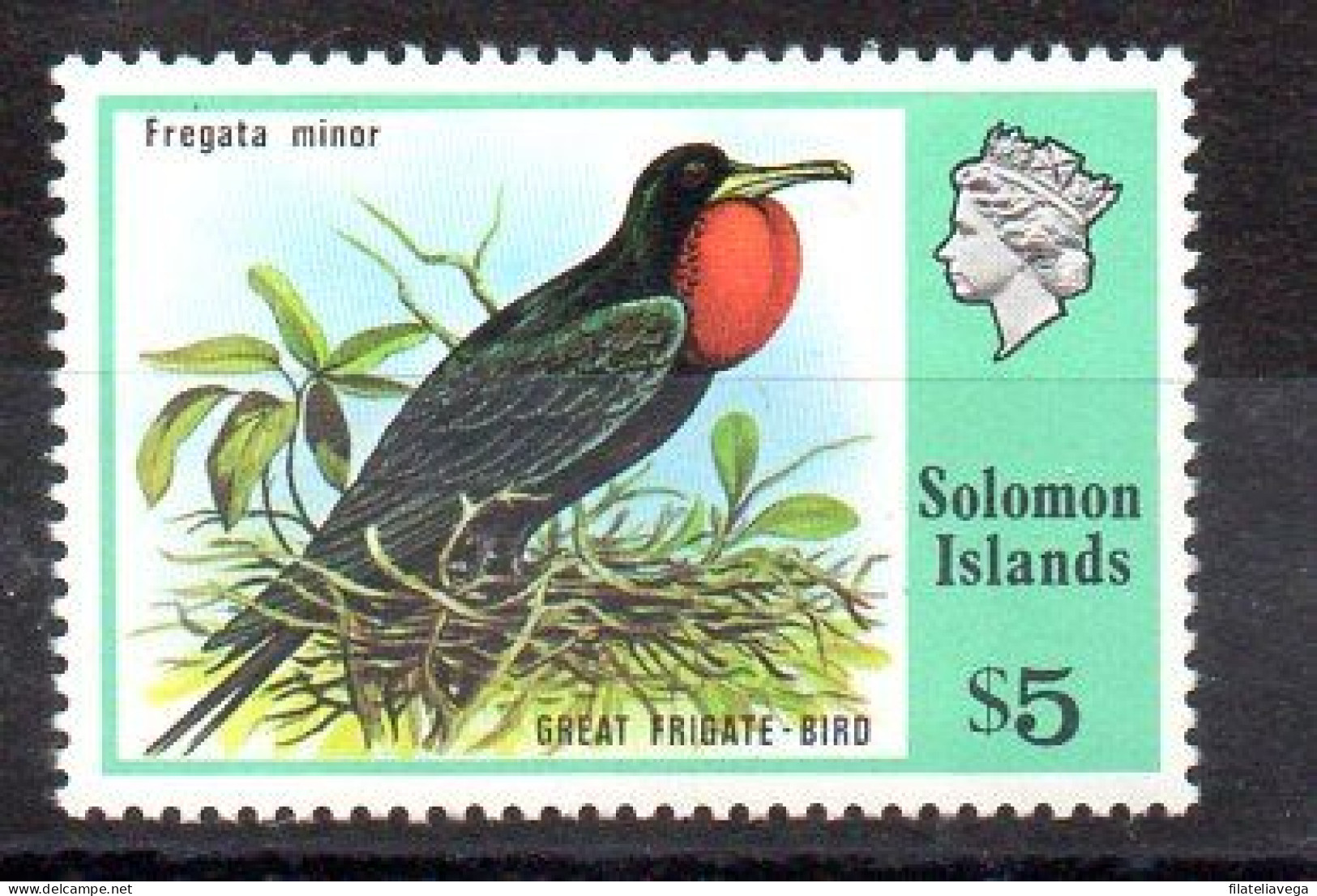 Islas Salomón Serie Nº Yvert 324 ** PÁJARO (BIRDS) - Salomon (Iles 1978-...)