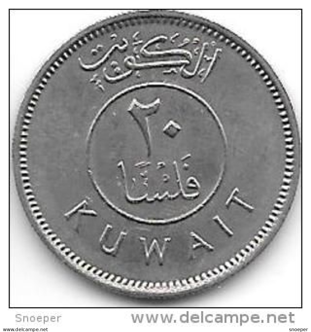 *kuwait 20 Fils 1977  Km 12   Unc - Koweït