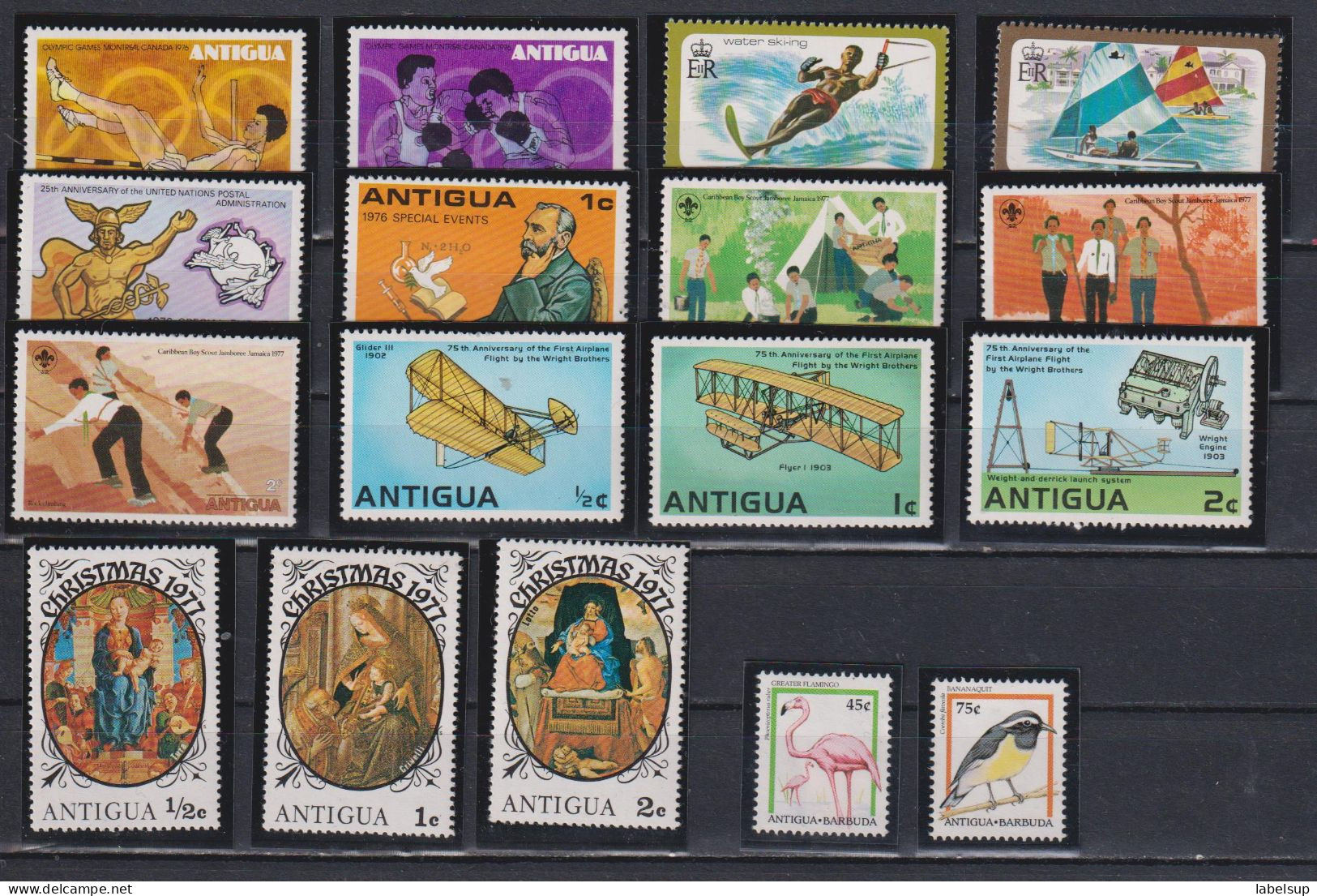 Timbres Neufs** De Antigua De 1976 1977 MH/MNH - 1960-1981 Interne Autonomie