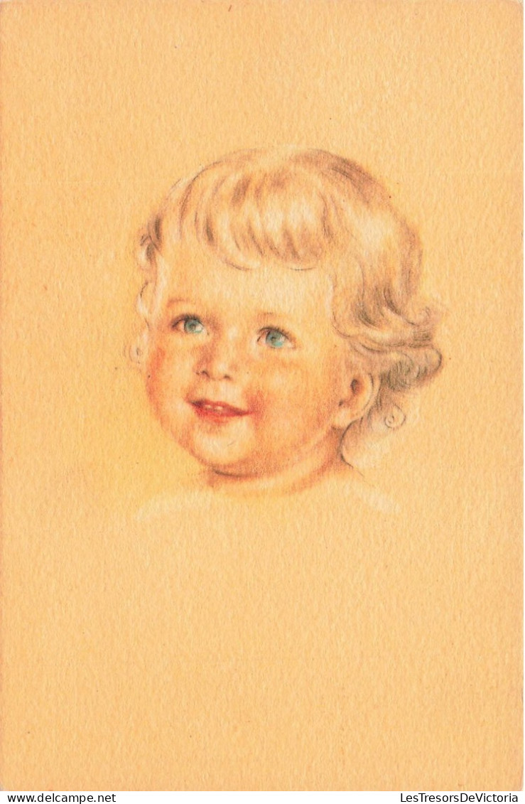 FANTAISIES - Bébé - Petite Fille - Dessin - Carte Postale Ancienne - Bébés