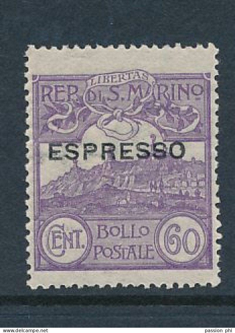 B7 SAN MARINO SASSONE 2 LH - Express Letter Stamps
