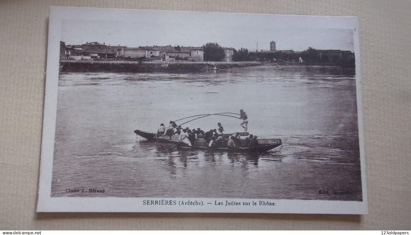 07 SERRIERES JOUTES SUR LE RHONE - Serrières