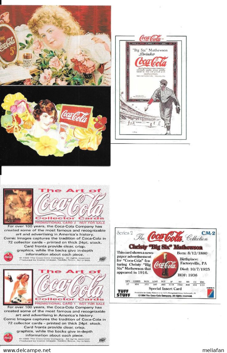 BG46 - PROMO CARDS COCA COLA - Andere & Zonder Classificatie