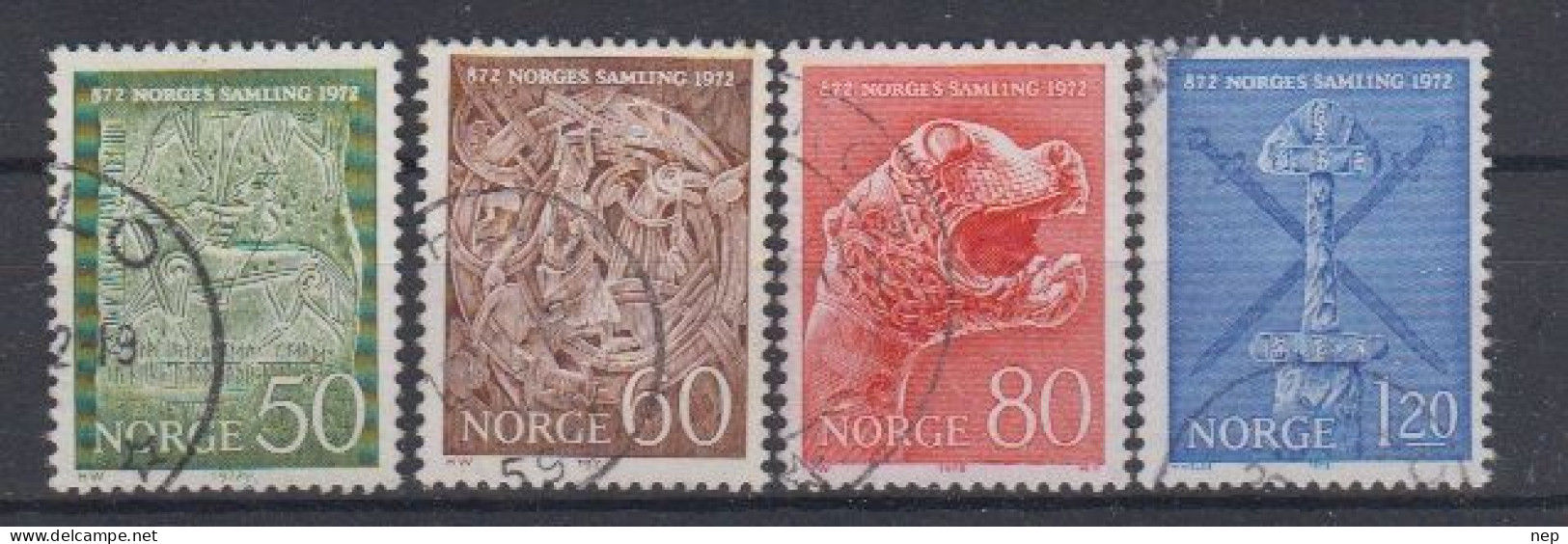 NOORWEGEN - Michel - 1972 - Nr 639/42 - Gest/Obl/Us - Usados