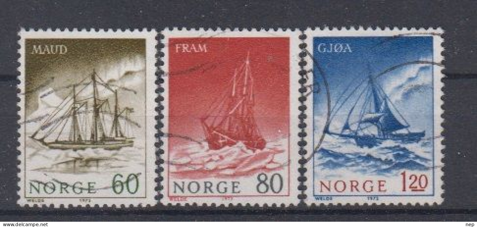 NOORWEGEN - Michel - 1972 - Nr 649/51 - Gest/Obl/Us - Usati