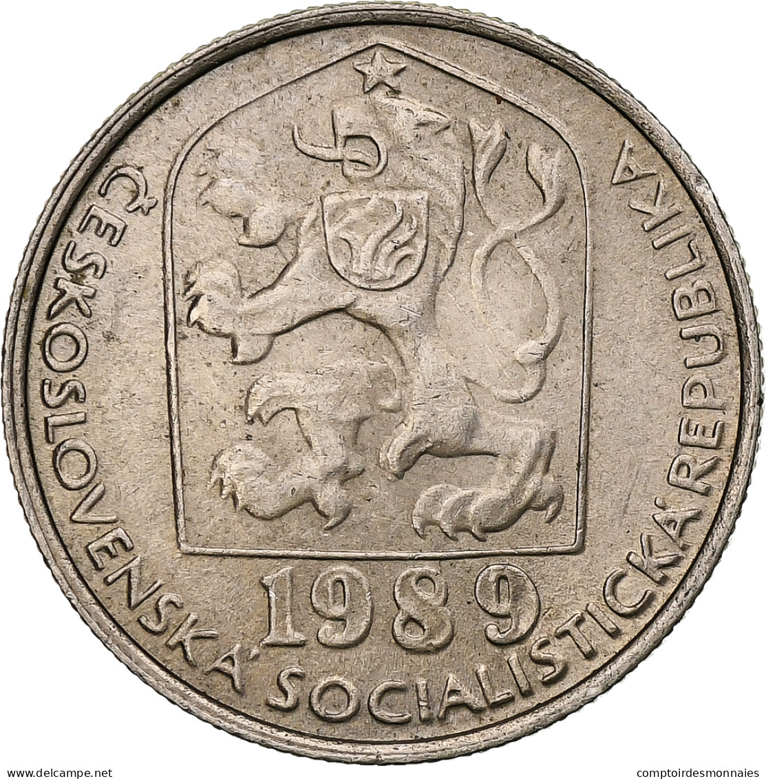 Tchécoslovaquie, 50 Haleru, 1989 - Tchécoslovaquie