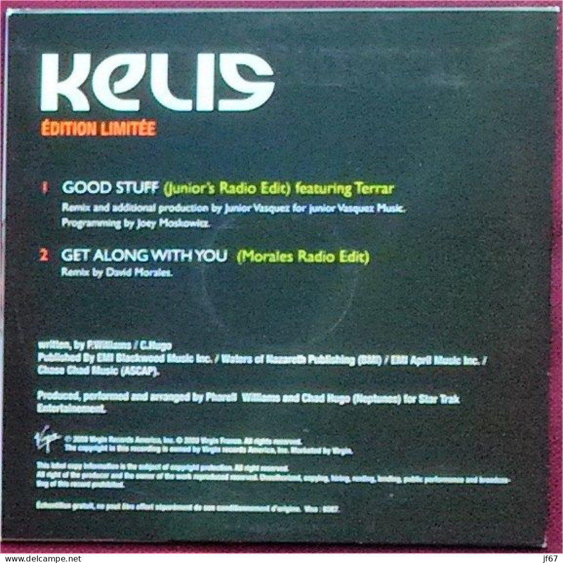 Kelis Good Stuff (CD Single 2 Titres) édition Limitée - Otros & Sin Clasificación