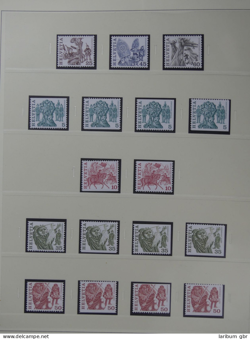 Schweiz 1984-1991 Postfrisch/gestempelt Im Safe Dual Vordruck,ca. 165 CHF #LX087 - Verzamelingen