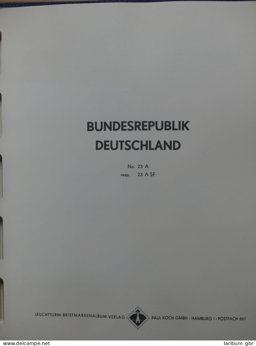 BRD Bund/ Berlin Sammlung Mit Anfängen Im Leuchtturm Vordruckalbum #LX134 - Colecciones