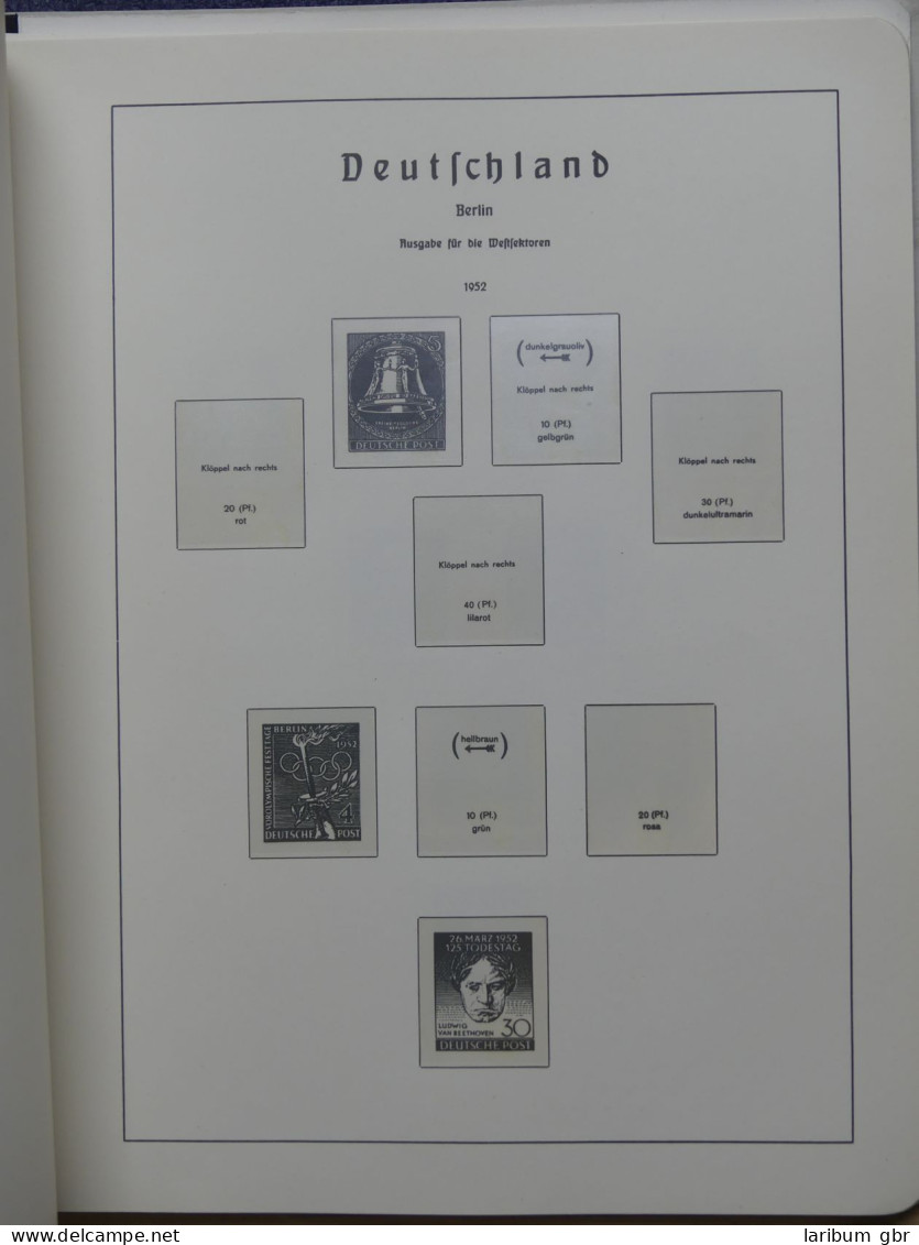 BRD Bund/ Berlin Sammlung mit Anfängen im Leuchtturm Vordruckalbum #LX134