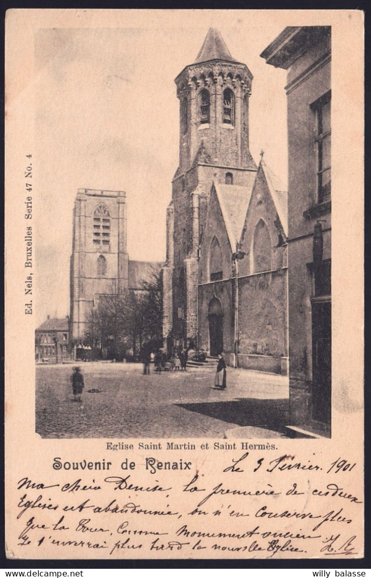 +++ CPA - RENAIX - RONSE - Eglise Saint Martin Et Saint Hermès - 1901 // - Renaix - Ronse