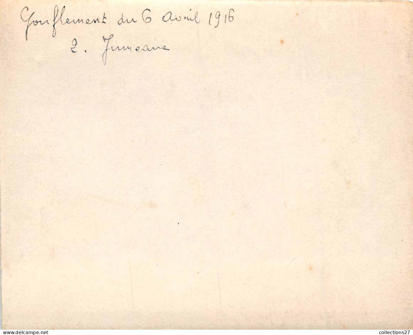 63-JUMEAUX- PHOTO- MILITAIRE- GONFLEMENT DE BALLON 6 AVRIL 1916 - Places