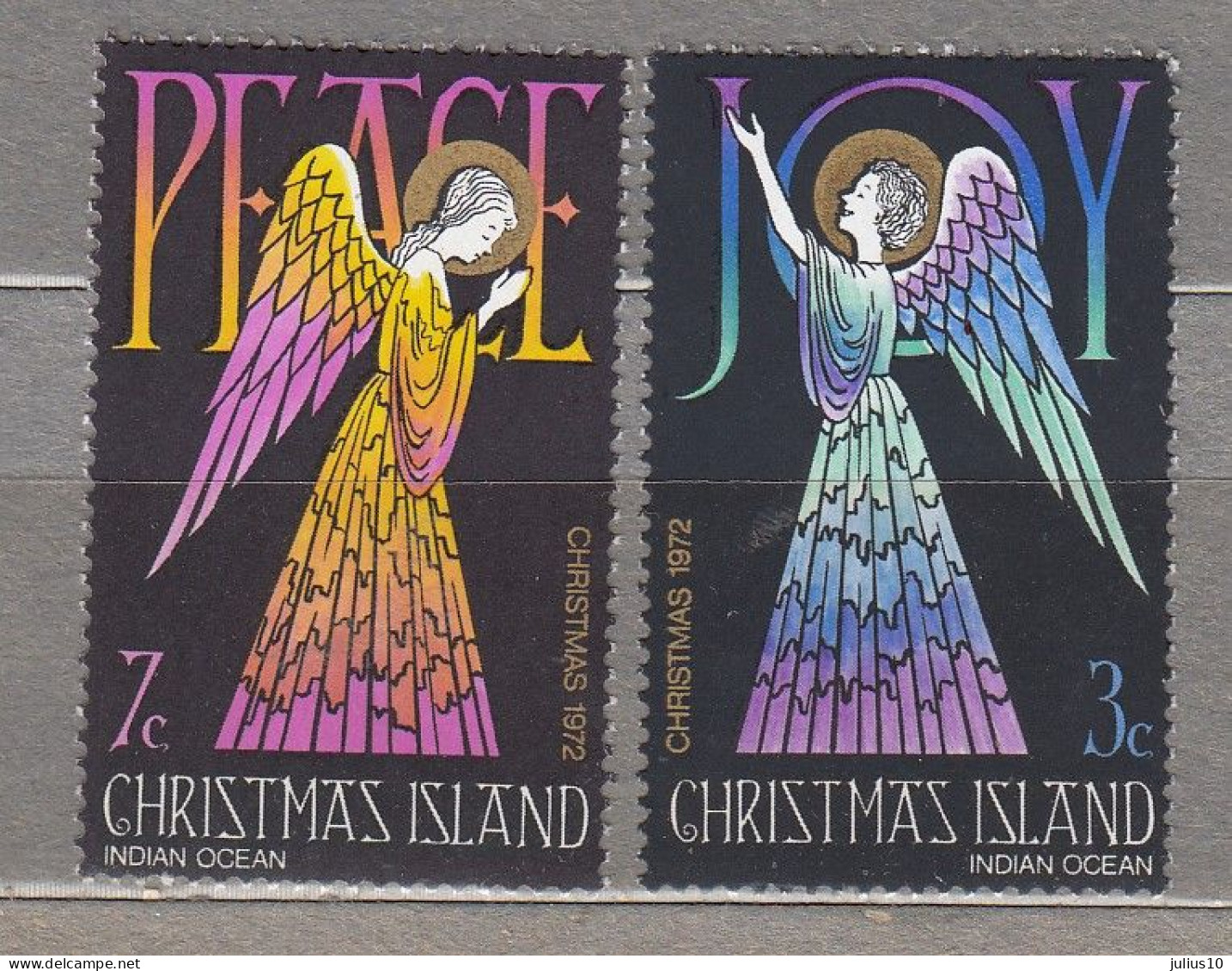 CHRISTMAS ISLANDS 1972 Christmas MNH(**) Mi 55-56 #33960 - Christmas Island