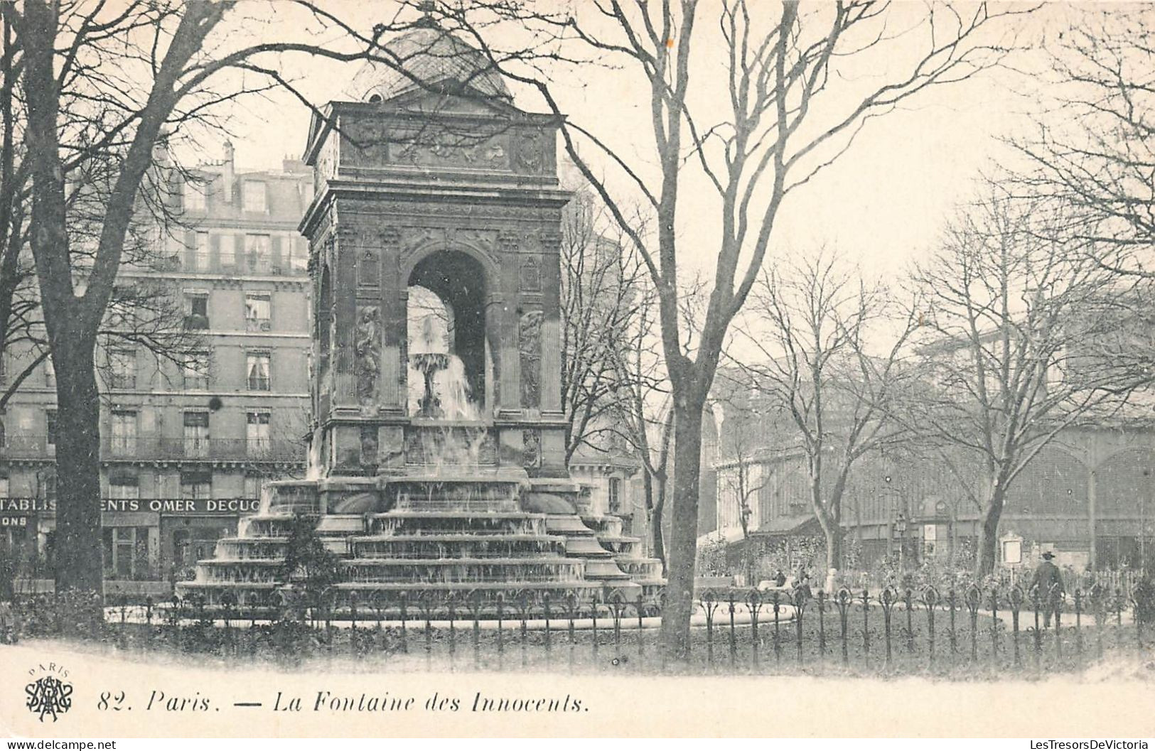 FRANCE - Paris - Vue Sur La Fontaine Des Innocents - Vue Générale - Animé - Carte Postale Ancienne - Other Monuments