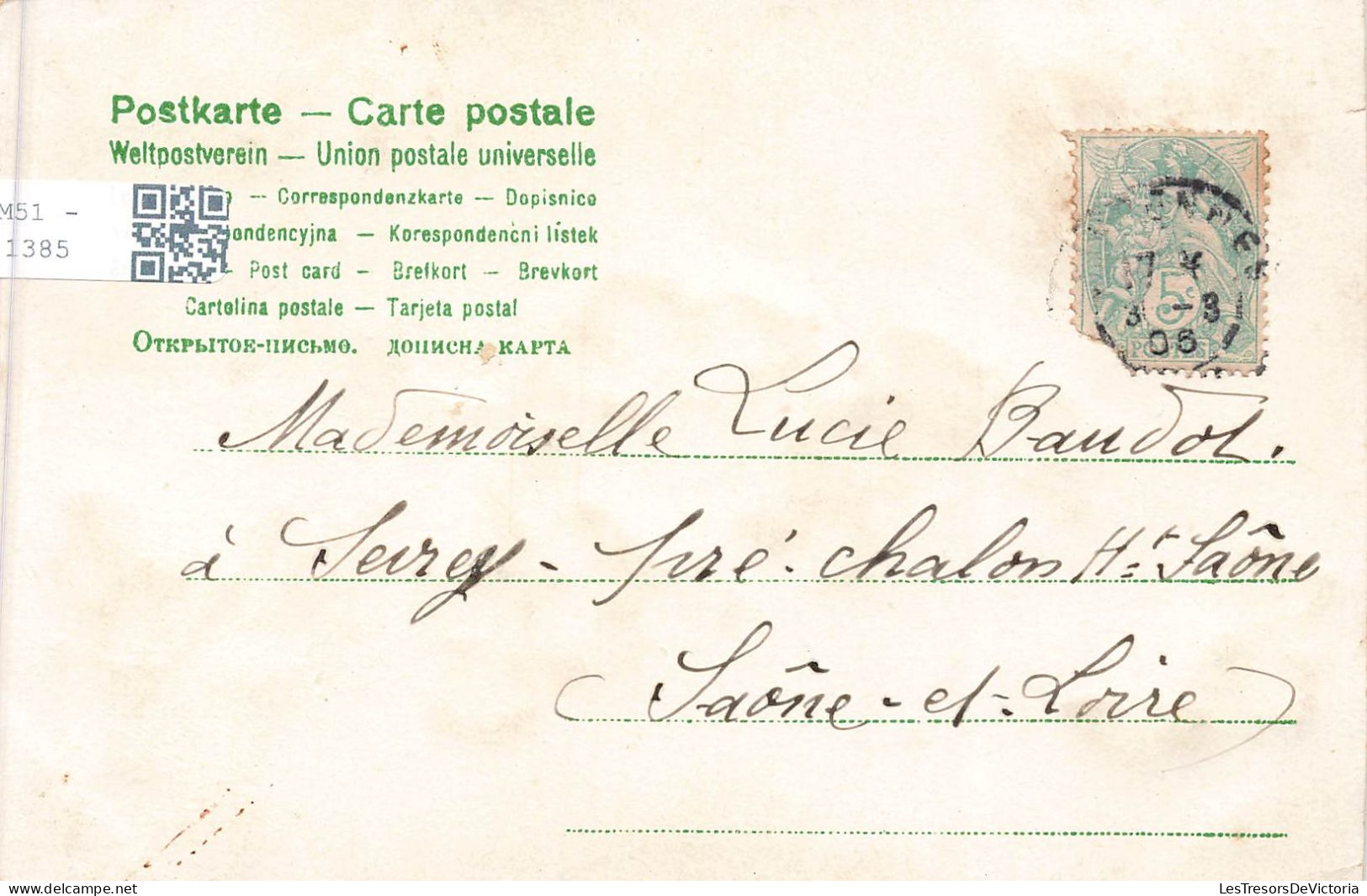 FETES ET VOEUX - 1er Avril - Un Poisson Caché Dans Le Bouquet De Fleurs - Colorisé - Carte Postale Ancienne - 1° Aprile (pesce Di Aprile)