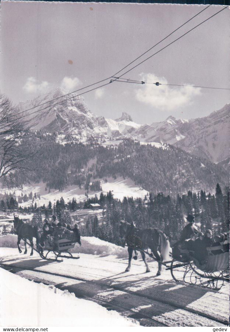 Villars VD, Promenade En Traineaux, Attelage (5276) 10x15 - Villars-Chesières