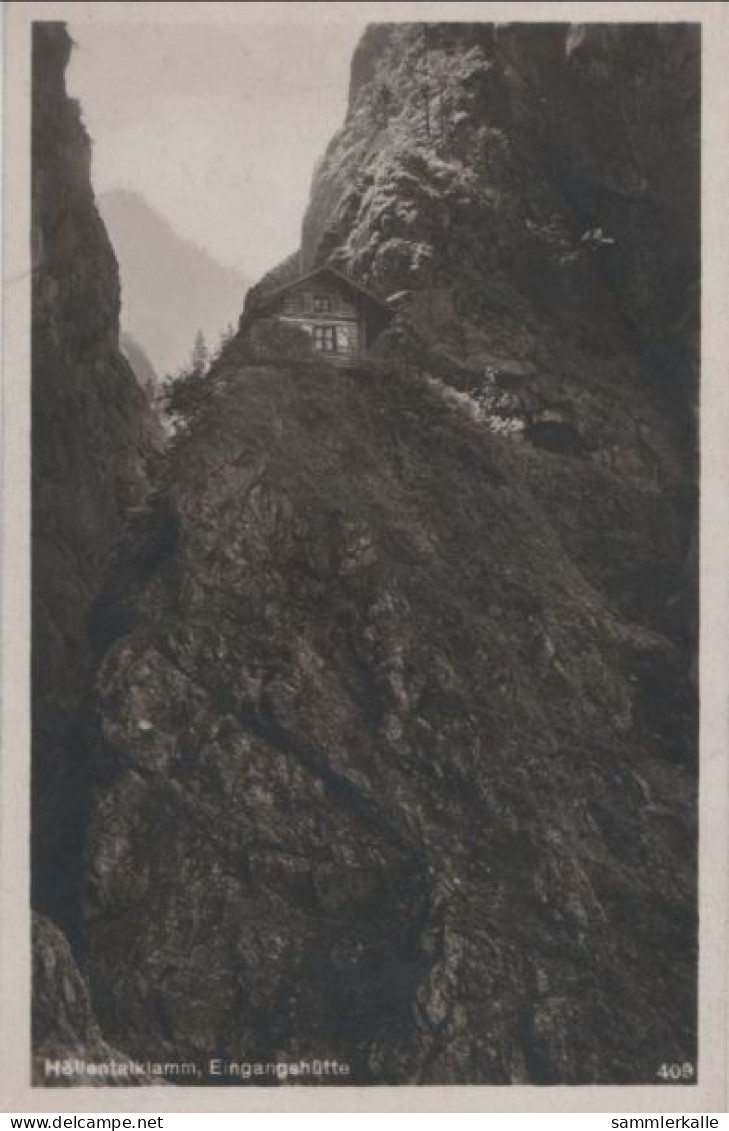 85408 - Höllentalklamm - Eingangshütte - Ca. 1950 - Höllental