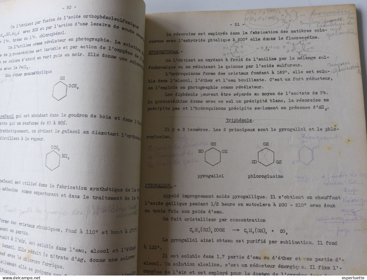 Ecole De Tannerie - Cours De Chimie Organique A Dohogne 1933- Cours De Technologie Ch Hendrix 1934 - 18+ Years Old